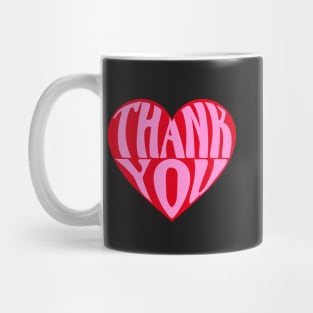 Thank you heart Mug